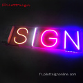 Acheteurs Décoration intérieure préférée Personnalisé Flex Neon Sign